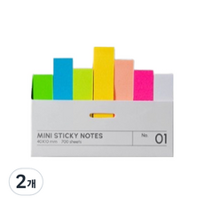 Goodify教科書參考書讀書筆記索引便利貼, 700張, 2個, 生動