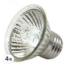 아마존 파충류용 할로겐램프 50W UVB UVA, 혼합색상, 4개