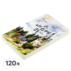 종이문화 내손에코튼 두꺼운 엽서 No.01 화이트 300g, 120개