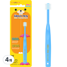 메가텐 키즈 360 2단계 유아칫솔, 랜덤발송, 4개, 1개입