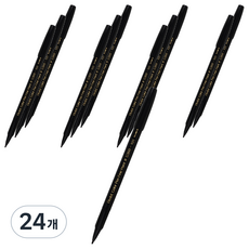 Pentel 水性彩色筆 2.0 S360-101, 黑色, 24個