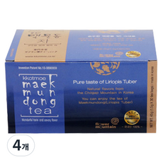 꽃뫼 맥문동차 티백, 1.5g, 30개입, 4개