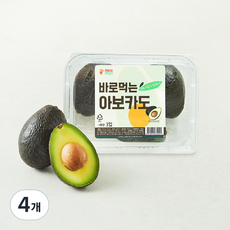 프레시몬 칠레산 바로먹는 아보카도 3입, 4개, 550g