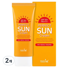 TOUCH ME 完美亮白撫紋防曬乳 SPF50+ PA+++, 60ml, 2條