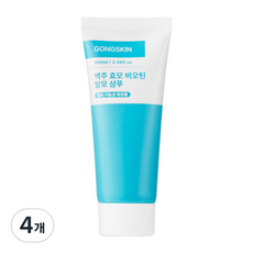 공스킨 맥주 효모 비오틴 탈모 샴푸, 100ml, 4개
