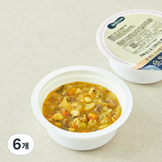 베베쿡 든든 치킨애플카레, 130g, 6개