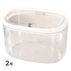 Pick N Home 簡約洗衣膠囊收納盒 13.5 x 19.7 x 11.7 cm, 透明色, 2個