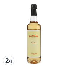 그리심 커피시럽 바닐라, 750ml, 2개
