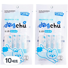 플레이나 도그츄 간식 4p, 연어 + 랍스타, 10세트