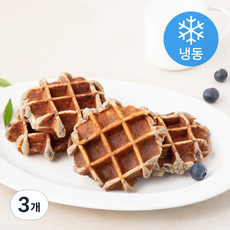 블루베리 산소 와플 (냉동), 50g, 5개입, 3개