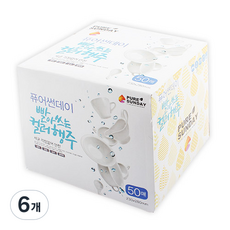 Sunwoo Land 可水洗彩色抹布, 50個, 6個