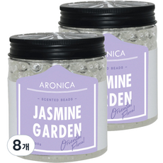 아로니카 센티드 비즈 방향제 본품, 200g, 8개, 자스민가든