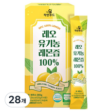 착한푸드 레오 유기농 100% 레몬즙 14p, 2개