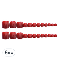 비투윈 예쁜 패디팁 세트, 6세트, 퓨어체리1