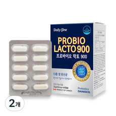 Daily One 益生菌乳酸菌 900, 60錠, 2個