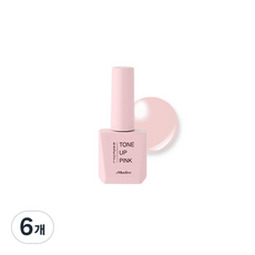 모스티브 칼라 젤폴리시 톤업 베이스 젤, 핑크, 12ml, 6개