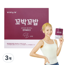 비브리브 꼬박꼬밥 고구마 다이어트쉐이크, 280g, 3개