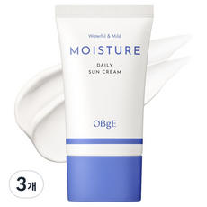 오브제 모이스처 데일리 선크림 SPF50+ PA++++, 3개, 50ml