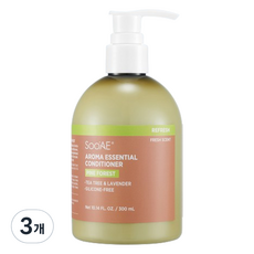 수애 아로마 에센셜 컨디셔너 파인 포레스트향, 300ml, 3개