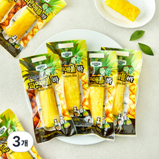 All바른농장 파인애플 바 8입, 3개, 640g