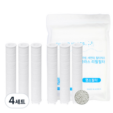 필터클래스 닥터피엘 샤워기용 호환 녹물 제거필터 3p + 염소필터 3p, 4세트