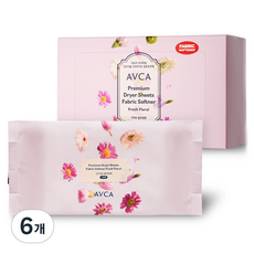 AVCA 優質烘乾機烘乾機片織物柔軟精清新花香原創產品, 6個, 100入