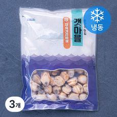 갯마을 자숙 가리비살 (냉동), 500g, 3개