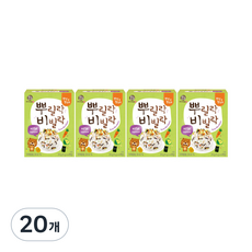 우리애들밥상 뿌릴락비빌락 후리가케 야채, 야채맛, 20g, 20개