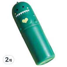 Aurafam 恐龍旅行便攜牙刷盒 綠色, 100g, 2個