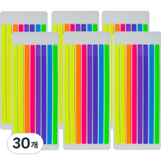 ibis 長型索引螢光筆, 30個, 6入