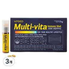 에치와이 브이푸드 멀티비타 이뮨샷 171.08g, 3개, 7회분
