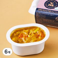 얌이밀 닭채소옥수수카레, 100g, 6개