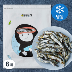 냠냠바다 진한국물 상급 멸치 국물용 (냉동), 6개, 200g