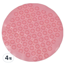Global Pick 圓形腳底按摩墊 30 x 30 cm, 粉紅色, 4個