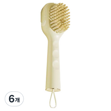 아워웍스 운동화 세탁 브러쉬, 아이보리, 6개