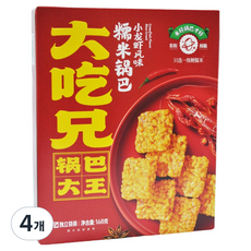 다츠슝 대식형 마라가재맛 꿔바 찹쌀과자, 168g, 4개