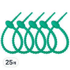 環形束線帶 180mm, 綠色, 25個