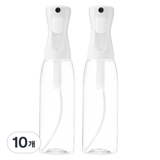 코멧 안개분사 분무기 500ml, 10개, 클리어 화이트