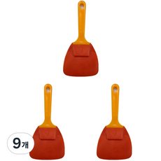 DinnerBell Kitchen House 實惠刮刀 特大 21 x 9.5 cm, 黃色 + 橘色, 9個