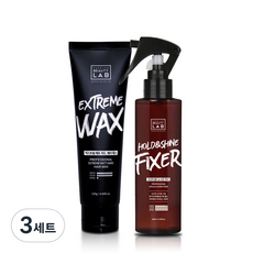 박준뷰티랩 익스트림 매트 하드 헤어왁스 120g + 홀드 앤 샤인 헤어 픽서 200ml, 3세트