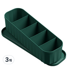 다임 다기능 속옷양말 칸막이 수납장 5칸, 그린, 3개