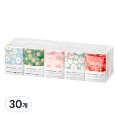Tamsaa 口袋面紙 3層, 30個, 10入