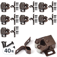 層架國度 滾輪拍門扣 青銅色, 40個