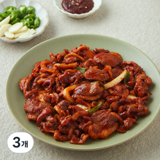 성화푸드 달수 양념 오리주물럭, 500g, 3개