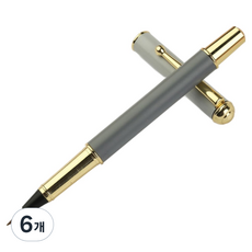 B2WIN 鋼筆型書法筆, 灰色, 6個