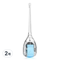 고나비 LED 클리어 유아귀이개 블루, 2개, 1개입