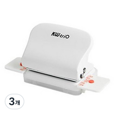 케이더블유트리오 타오바오 6공 펀치, 화이트, 3개