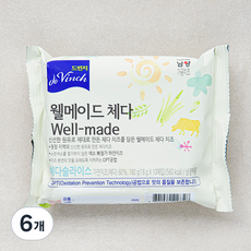 드빈치 웰메이드 체다 치즈, 18g, 10개입, 6개