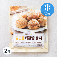 곰곰 쫄깃한 깨찰빵 생지 (냉동), 276g, 2개