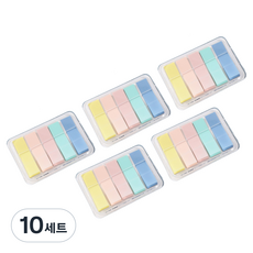 모아븐 파스텔 인덱스 메모지 라벨스티커 5종 x 20p 세트 파스텔1, 10세트